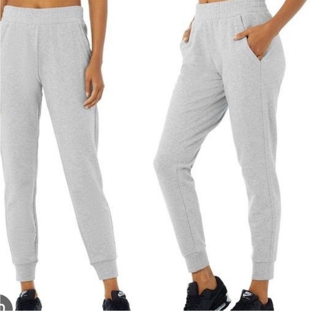 ALO Yoga Light Gray Track Pants